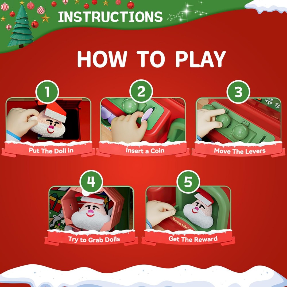 Рождественский автомат коготь  – обзор и цена Vending Game