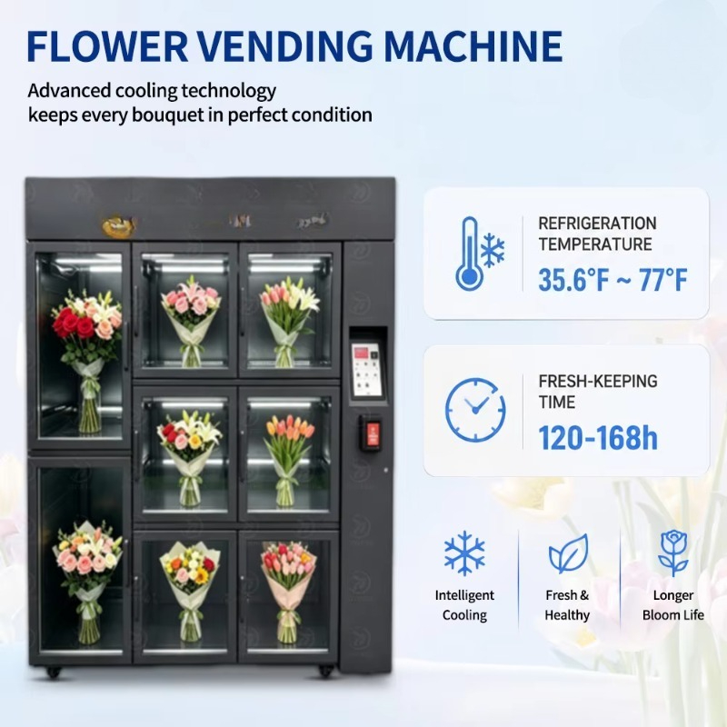 Автомат по продаже цветов с пр – обзор и цена Bill Acceptor Vending