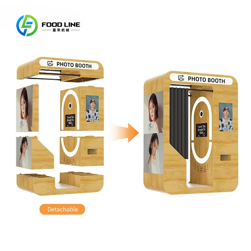 Портативный деревянный фотокио – обзор и цена Photo Booth Machine