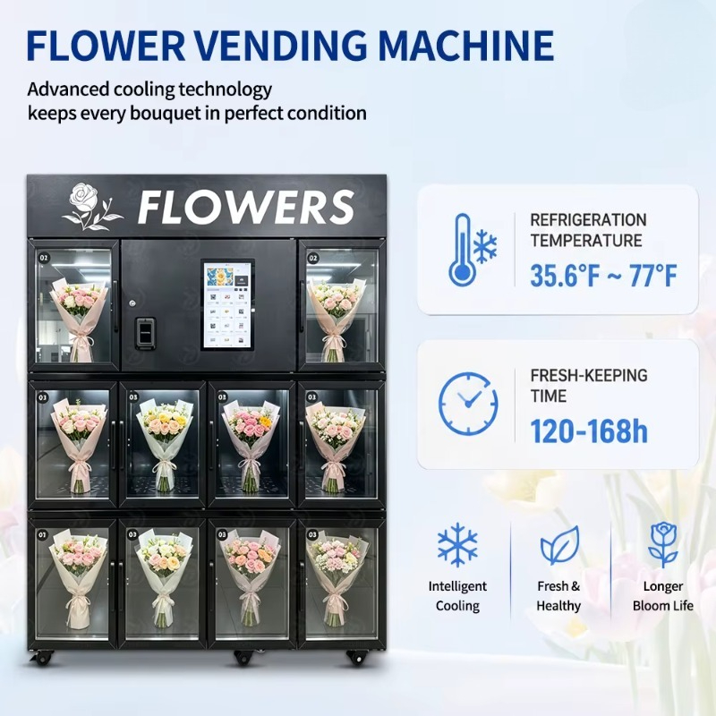 Торговый автомат для цветов с  – обзор и цена Bill Acceptor Vending